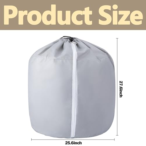 2 Pack Plant Winter Protection Pot, Anti-Frost Flower Pot Protective Bag - color: Grey-2 Pcs