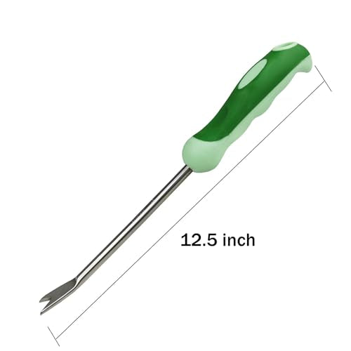 Dandelion Weeder Tool Weed Puller Tool Crack Weeder Manual Hand Weeder V-Shaped Weeding Fork with Ergonomic Handle