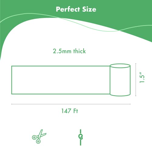 Triple Thick Repellent Scare Tape (Double Sided) - Reflective Bird Deterrent - Scare Birds Away, Geese, Pigeon, Duck, Woodpecker - Anti Bird Outdoor Devices 147 feet x 2 inches - size: 1 Count (Pack of 1)