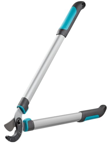 GARDENA Anvil Loppers, Heavy Duty Steel, 27 in Handle, 1.57 in. Cut - 12004 - size: 27", style: Anvil