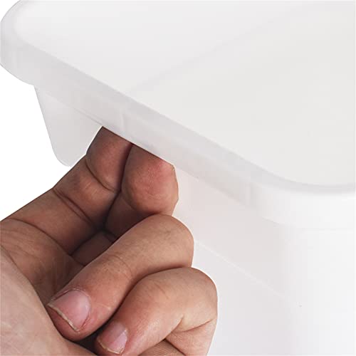 10-Pack 1Gallon Square Nursery Pots Plastic Garden Planter Pots Flower Seedling Container for Indoor Outdoor Plants Seedlings Flowers Vegetables White - size: 1 Gallon