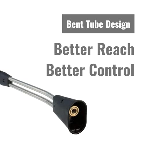 Canpump 40-in Dual Lance Pressure Washer Wand w/Bent Tube, 5000 psi - style: Wand (1pc)