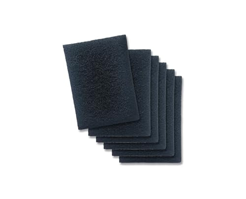 Joseph Joseph Trash Can Odor Filters, Smell Absorbing Refills for Food Waste Caddy, Compost Bin, Activated Carbon Deodorizer - Pack of 6 - size: 2.8" x 3.7" x 0.2"