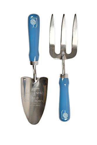 Burgon & Ball British Meadow Trowel and Fork Set, 29 cm Length