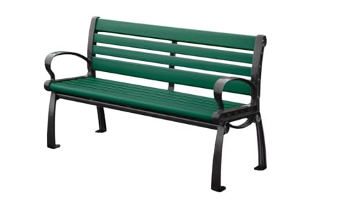 Sterling Bench – 4 Ft – Green - color: Green