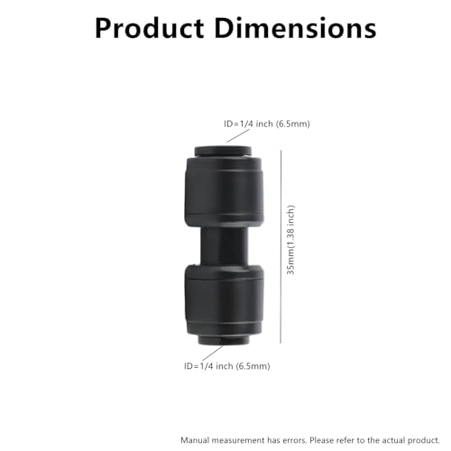 12 Pack 1/4 Inch Straight Union Quick Connect Coupling, Leak-Proof Irrigation Fitting for 1/4" Tubing, Easy Install for Garden, Farm, Sprinkler Systems - style: 1/4" straight connect(12)
