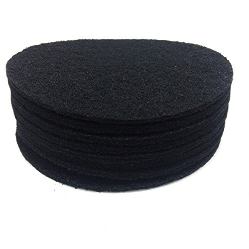 Becozofu 7.25 inch Kitchen Compost Bin Charcoal Filter Replacements, Compost Pail Replacement Carbon Filters, Round, Activated Charcoal, Set of 8
