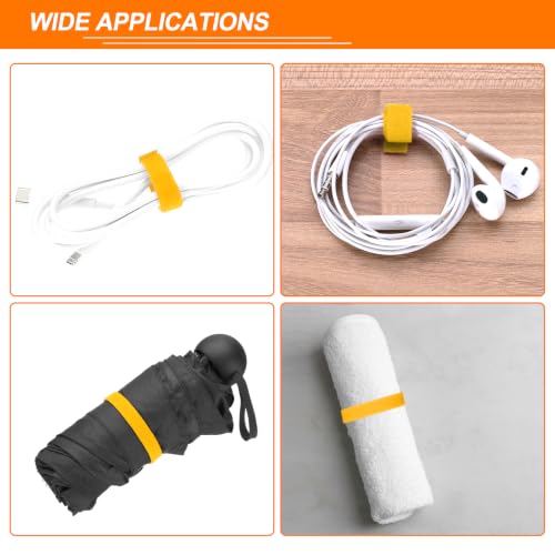 HARFINGTON Garden Plant Tape 16.4ft 1/2" Reusable Ties Strap Yellow - color: Yellow, size: 16.4ft x 1/2"