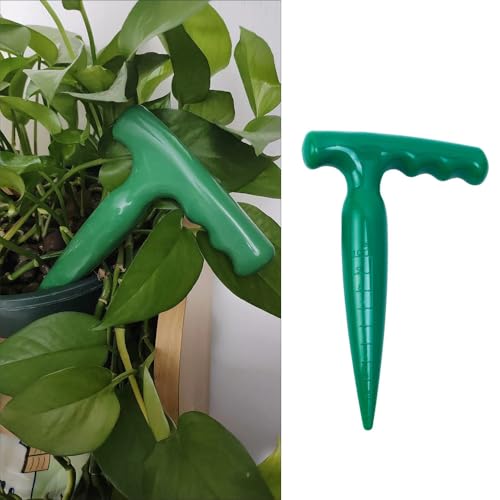 3 Pack Hand Dibber with 4 Inch Measuring Scale Small Plastic Seed Dibber Bulb Planter Tool Seed Planter Herb Seeds Planting Dibbers for Seedlings Vegetable Seeds Garden Kit Tulip Flower Bulbs