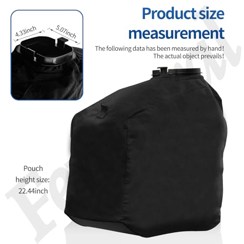205110001 Leaf Vaccum Vac Attack Bag Compatible with Ryobi 40V RY40405 RY40405VNM Cordless Leaf vacuum