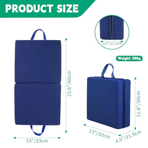 Gardening Knee Pads, Large Knee Pads for Gardening, Kneeler Pad, Thick Garden Knee Pad,Repairing-Floor Knees Mat for Prayer, Fitness, Yoga, Gym & Pilates(Blue) - color: Blue