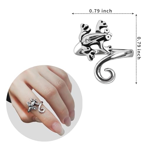 Namifin Crochet Ring for Fingure Adjustable Crochet Tension Ring Yarn Tension Rings Easy Crocheting Crochet Accessories Mother Grandma Thanksgiving Presents - color: 2 PK Frog
