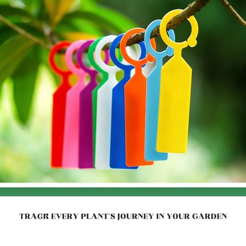 Plant Tags GVKES 200PCS, Thick Waterproof Plant Labels, Weather Resistant Tree Tags Garden Markers for Indoor Outdoor Gardening, Potted Plants, Vegetables, Greenhouse(Purple) - color: Purple