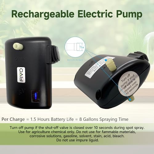 Rechargable Sprayer Pump for Lawn and Garden Sprayer Convert to Powered Sprayer (DIY Kit 2600 mAh) - size: DIY Kit 2600 mAh