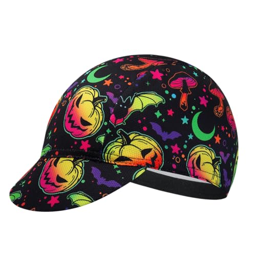 Cycling Cap for Man and Woman Cycling Hat Under Helmet-Polyester Breathable Sweat Absorbent - color: Flo-17