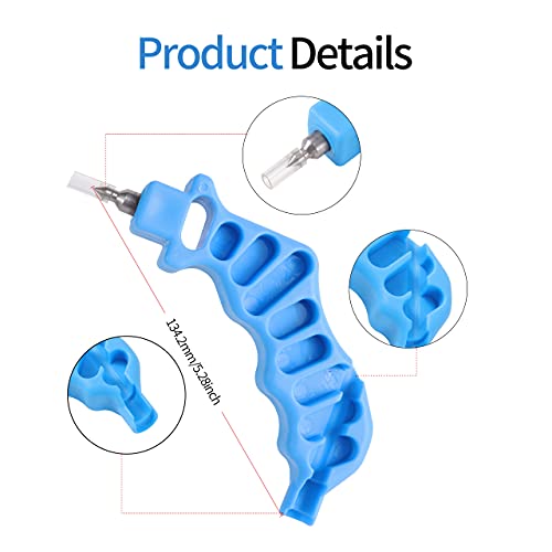 2-in-One Drip Irrigation Tubing Hole Punch Fitting - size: Punch & Fitting Insertion Tool