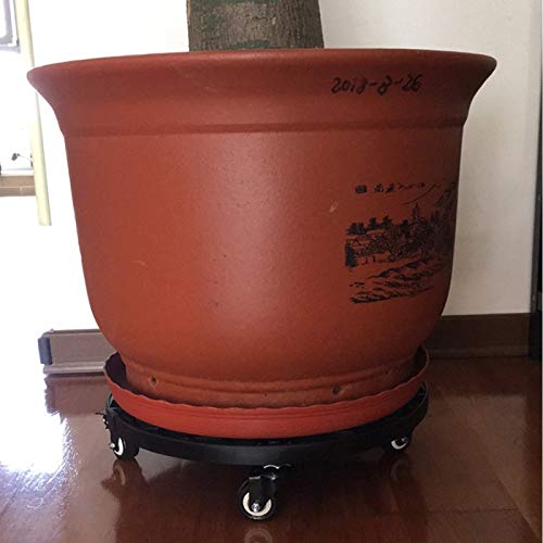 Planter Caddy Plant Stand with Locking Wheels Heavy Duty Outdoor Indoor 13 Inch 450 Lbs Capacity - size: 13 inches