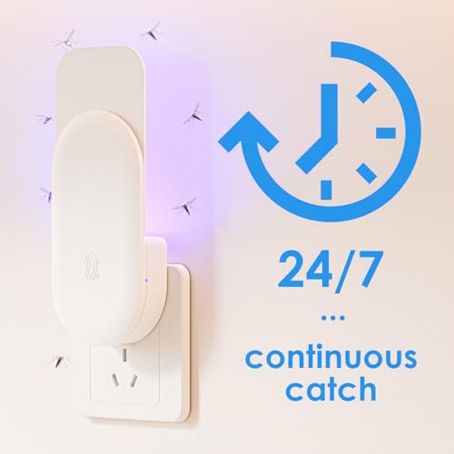 24 Pack Magnetism Glue Cards TIENBE Indoor Plug-in Fly Trap Refill Pack for TIENBE Indoor Fly Trap - color: White, size: 24 Glue Cards