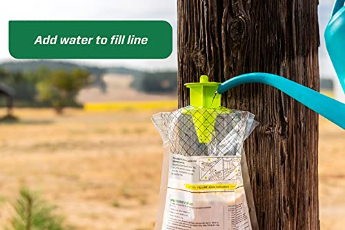 RESCUE! Big Bag Fly Trap – Disposable, Outdoor Use - 6 Traps