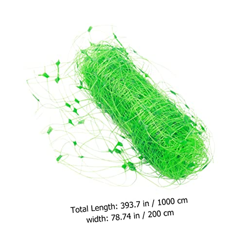 YARNOW Plant Climbing Net Green, Trellis Netting for Climbing Plants Vegetables Fruits, Ideal for Outdoor Vertical Horizontal Use