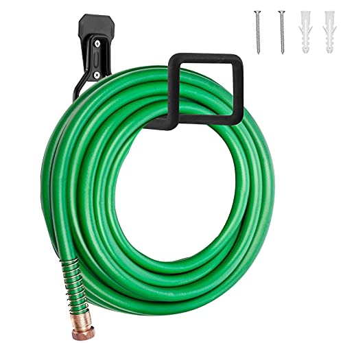 Hose Hanger, Heavy Duty Metal Hose Holder Wall Mount - color: Hose Holder 100 Ft 2 Pack