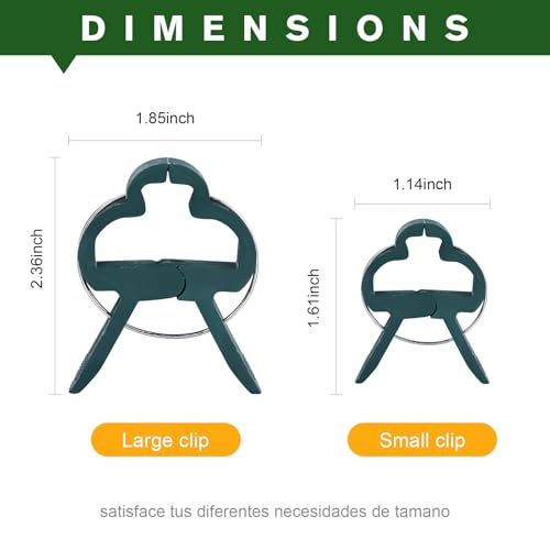 Plant Clips for Climbing Plants, Garden Support for Tomatoes & Vine - size: 120 Big