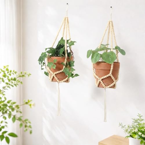 Small Macrame Plant Hanger (for 6"), Short Plant Hanger