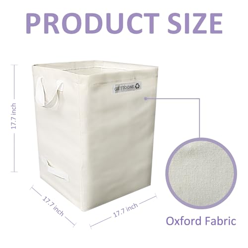 Heavy Duty Lawn and Leaf Bag 24 Gallon, Reusable Square Outdoor Yard Waste Bag with 4 Handles, Tear-Resistant for Lawn Clippings, Storage, Moving - color: Middle Square