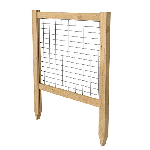Greenes Fence 2' CritterGuard Cedar Garden Fence (4 Pack), 23.5"