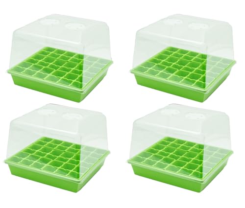 Bootstrap Farmer Countertop Seed Starter Kit in Green, Reusable 1010 Tray Bundle with Inserts and Humidity Dome - color: Green