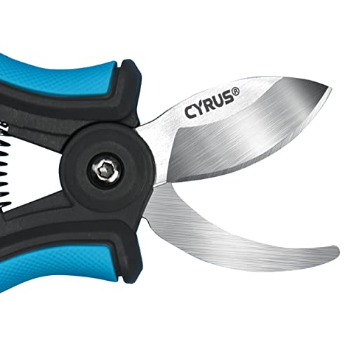 6 Inch Curved Blade Small Pruning Shears Stainless Steel Hand Pruner Snips - style: Pruning Snip 4