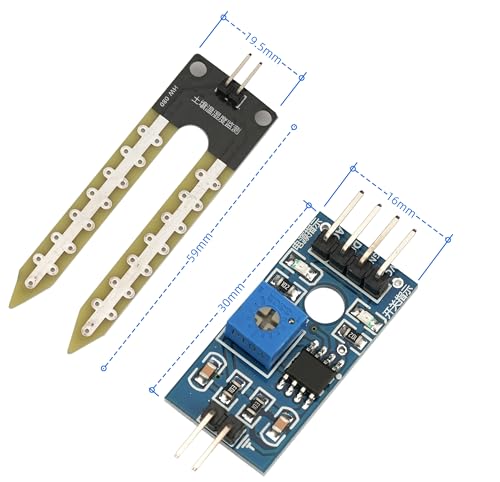 10Pcs Soil Moisture Sensor Kit LM393 3.3-5V