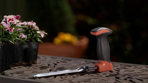 Bernini Ergonomic Garden Tool Set of 3, Vertical Handle Garden Tools for Arthritis Requires Less Grip Strength for Gardening, Gifts Tools for Men Women (Clay) - color: Clay