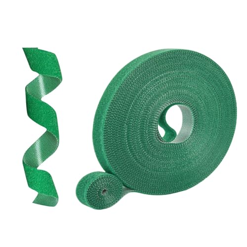 Garden Plant Cable Ties Adjustable Reusable PVC Wire Straps for Organizing Plants Vines Flowers Vegetables DIY(Green,393inch) - size: 393inch