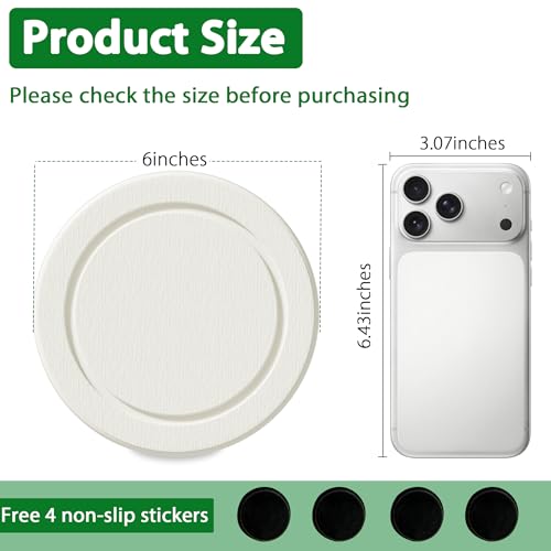 Diatomaceous Earth Plant Saucer, Round Pot Saucers, 2 Pcs 6 Inch - color: 2pcs White Small