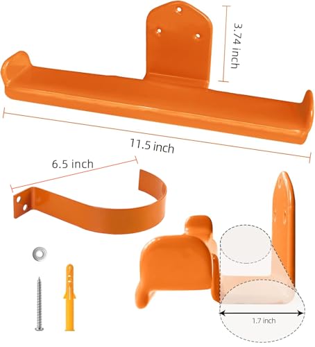 Backpack Blower Rack with Tube Hook, 2 Pack Backpack Blower Wall Mount - size: 2 Pack