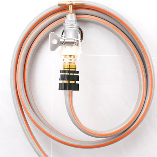 Lifynste 3/4 Inch Garden Hose Quick Connector Fittings, Easy Connector Fitting, Male and Female Set, (2) - style: Set of 2