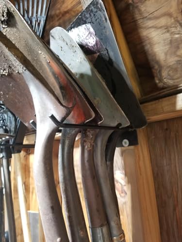 4-Pack Solid Steel Garage Wall Hooks for Tools