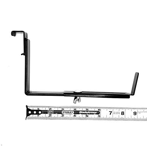 Hold It Mate Universal Adjustable 20” Planter Box Bracket Kit Includes 2 Heavy Duty Bottom Adjustable 5.5 to 8.5” Brackets Holds up to 30” Long Planter Box for Vertical Spindled Deck Railings - size: 20 Inch