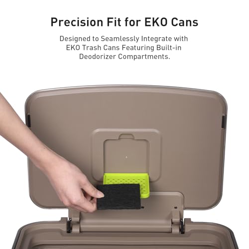 EKO Trash Can Deodorizer Filter, 4-Pack