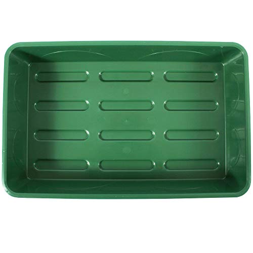 EarlyGrow 93763 Medium Seed and Herb Domed Propagator with Vented Side Height Extension, Green - size: Medium with 1 Height Extender