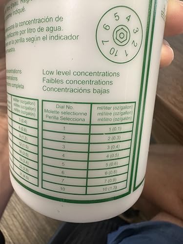 Rocky Mountain Goods Hose Sprayer - 16oz Bottle - Small 7.5" x 7.5" Size - for Spraying Fertilizer, Soap, Pesticide, Chemical, Insecticide - Dilution Adjuster - Nozzle Angle Guide for Trees/Garden