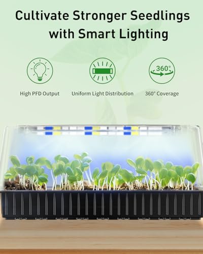Pawfly 2 Pack Seed Starter Kit, 120 Cells, Seed Starter Trays - size: 120 Cells