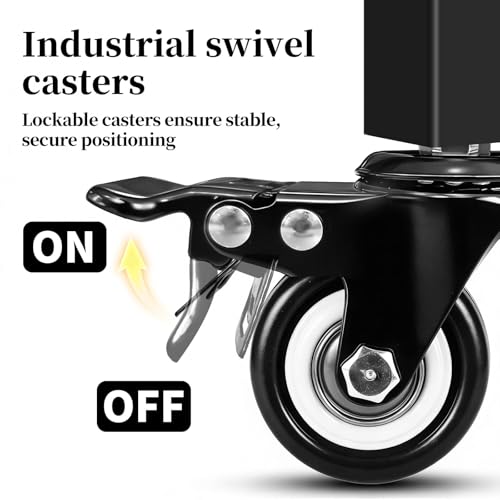 2 Pack Plant Caddy with Wheels, Adjustable 22" Rolling Plant Stand - size: 22" - 30" 2 Pack