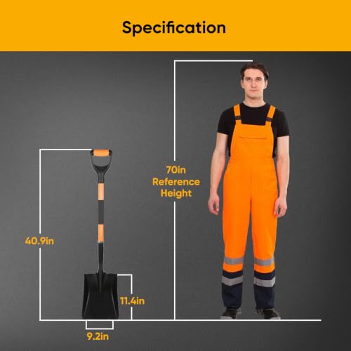 Flat Shovel, Heavy Duty Transfer Shovel - style: Flat