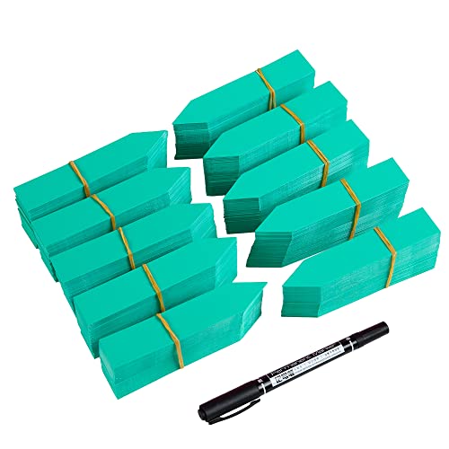 1000 Pcs Plant Tags, 4 Inch Plastic Garden Plant Pot Markers Waterproof Plant Labels, Green - color: Green