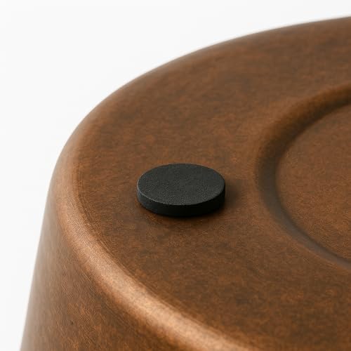 happimess Nolan 2 Gal Smooth Steel Wastebasket, Antique Copper, Set of 2 - color: Antique Copper, size: Set of 2