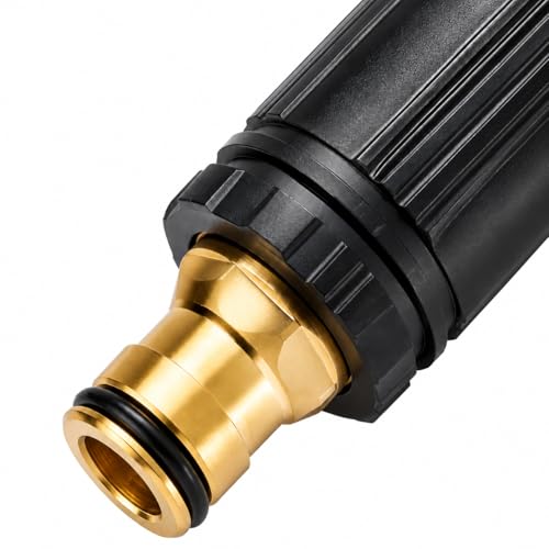 garden hose spray nozzle with stainless steel body, jet mist shower modes - color: 2Pcs