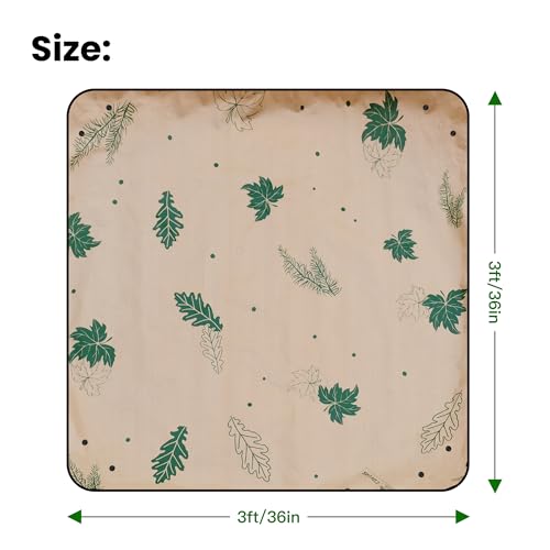 2PCS 3x3FT Repotting Mat for Indoor Plants, Heavy Duty Thickened Gardening Mat, Waterproof Plant Transplanting Potting Tray Foldable - size: 3ftx3ft