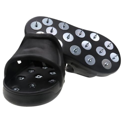Spiked Shoes for Epoxy Resin Flooring, Small Size(US6-7) - size: Small